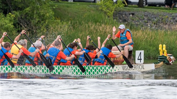 Près de 800 rameurs ce samedi pour la course de bateaux-dragons à St-Georges