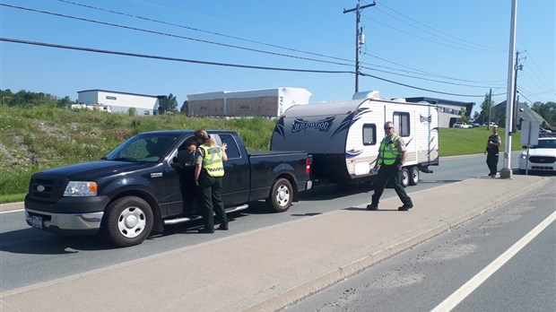 La SQ sensibilise les conducteurs de véhicules lourds à vérifier leurs freins