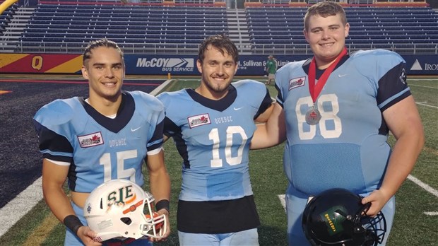 Trois footballeurs beaucerons ont participé au championnat canadien de football