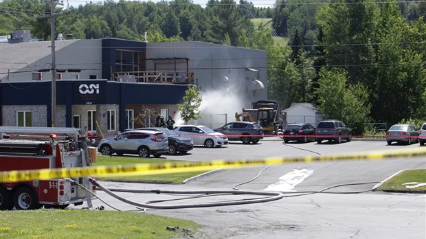 Une fuite de gaz chez OSI Machinerie à Saint-Georges