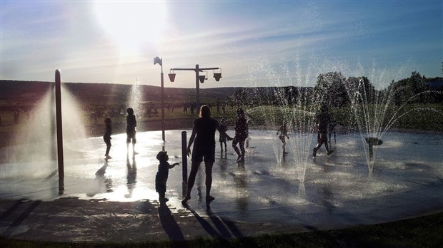 Heures prolongées des jeux d'eau à Saint-Joseph