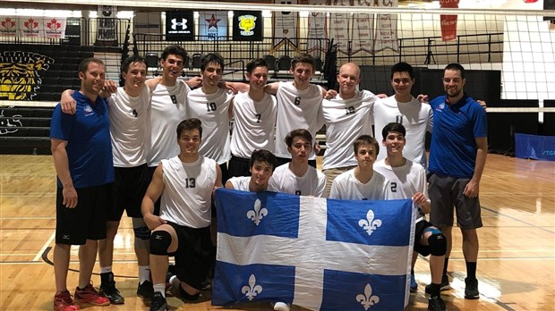 Volleyball : deux frères de Saint-Odilon remportent une médaille d'or à Coupe Canada 
