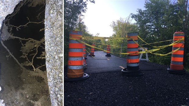 Fermeture pour un temps indéterminé de la piste cyclable à Beauceville