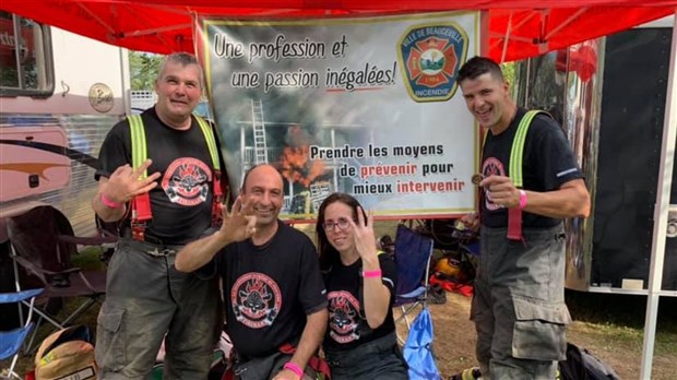 Une équipe de pompiers de Beauceville 3e à la compétition Fireman