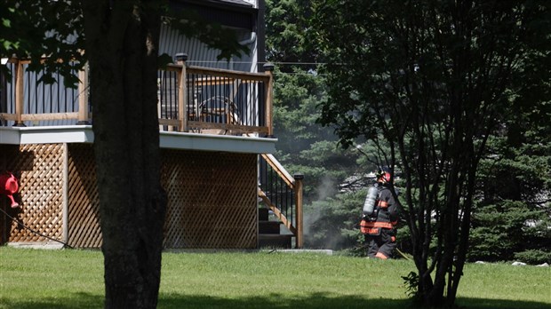 Feu de résidence dans la 135e Rue à Saint-Georges