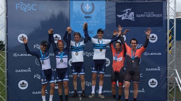 Championnats québécois élites et paracyclisme :  l'épreuve du contre-la-montre