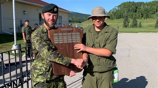 Trois cadets de Sainte-Marie récompensés à leur camp d'été