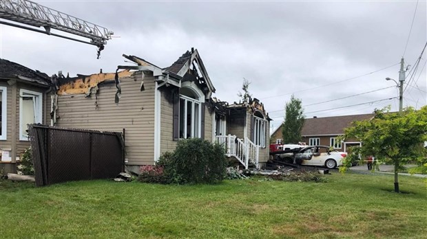 Une résidence à Scott a été rasée par les flammes 