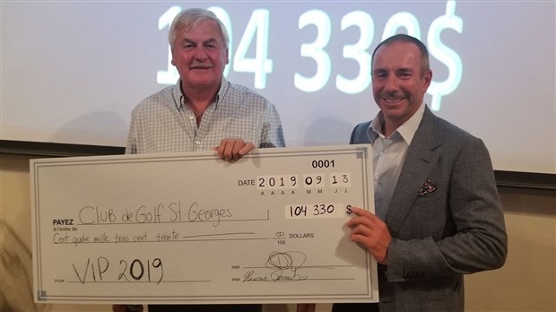 Le tournoi VIP du club de golf de St-Georges récolte un montant record
