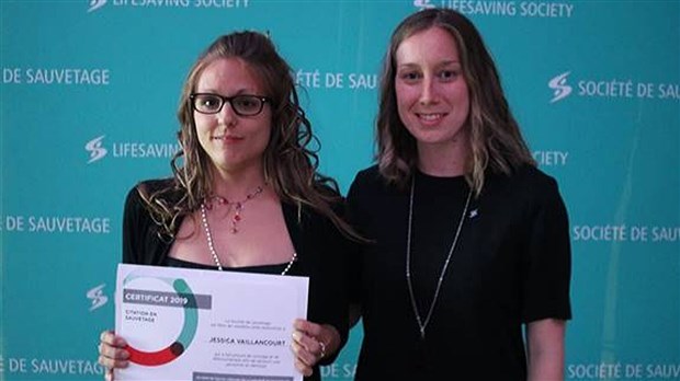 L’acte de bravoure de Jessica Vaillancourt de Sainte-Marie souligné par la Société de sauvetage