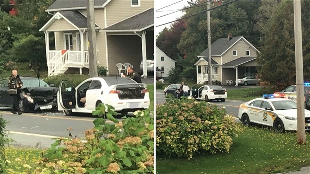 Une collision sur la 175e Rue à Saint-Georges