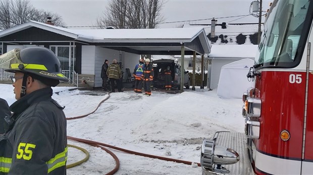Un incendie de véhicule à Saint-Georges