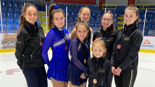 Des médailles pour sept patineuses du CPA Saint-Georges