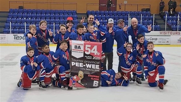 Les Rapides B1 de Beauce-Nord remportent la médaille d'or