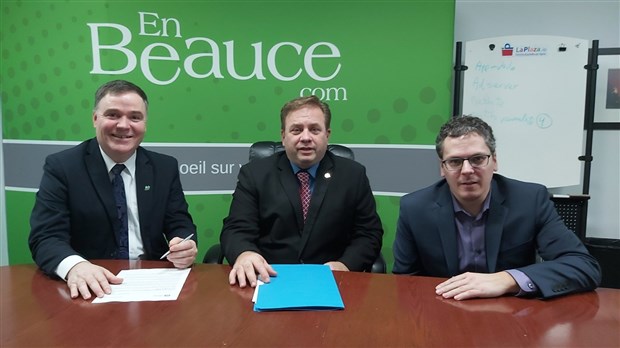 Visite en Beauce du président de la Fédération québécoise des municipalités