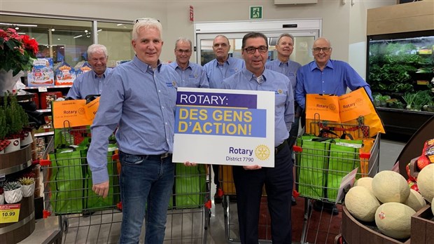 Le Club Rotary de Beauceville poursuit ses actions dans la région