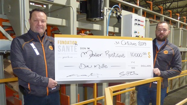 10 000$ à la Fondation Santé Beauce-Etchemin