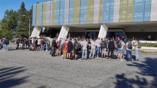 Manif à la Polyvalente Saint-Georges
