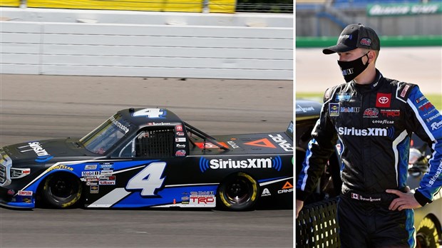 Raphaël Lessard en piste ce samedi sur le circuit de Kansas City