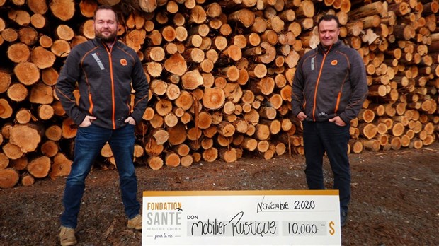 Don de 10 000 $ à  la Fondation Santé Beauce-Etchemin 