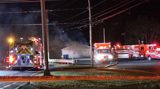 Feu de résidence à Saint-Georges