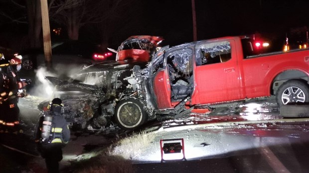 Accident de la route à Saint-Georges: un blessé grave