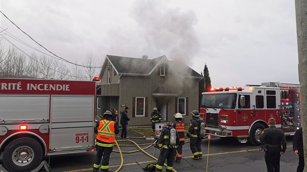 Feu dans une résidence de Saint-Georges