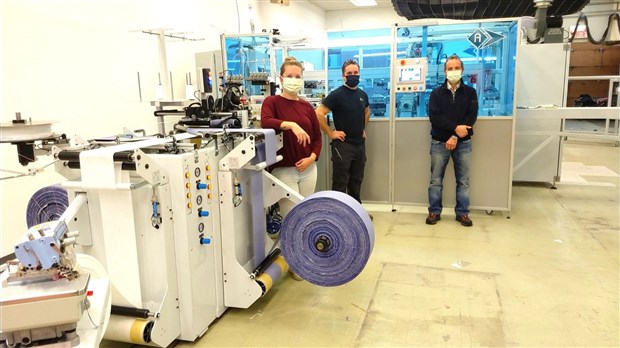 L.L. Lessard produira plus d'un million de masques par mois