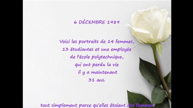 C'est la Journée nationale de commémoration et d'action contre la violence faite aux femmes