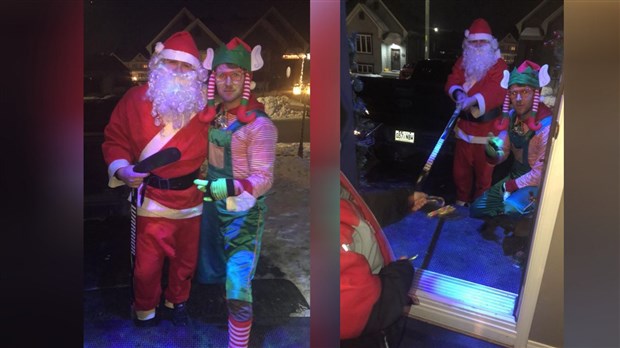 Deux colocataires propagent leur folie de Noël en Beauce