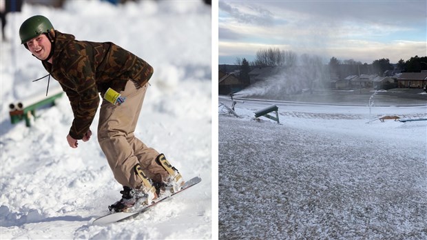 Simon Dutil a lancé son entreprise de création de snowpark