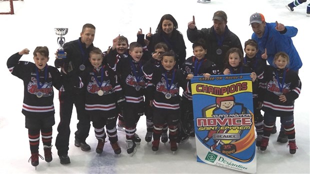 Le Garaga Novice 3 revient de St-Éphrem avec la bannière des champions