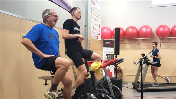 Le maire de Saint-Georges et Simon LeBlanc animent le 7e Cardio-thon