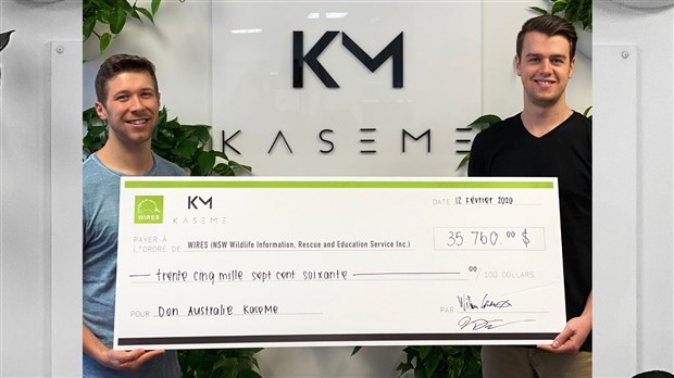 Don de 35 760$ pour venir en aide à la faune australienne