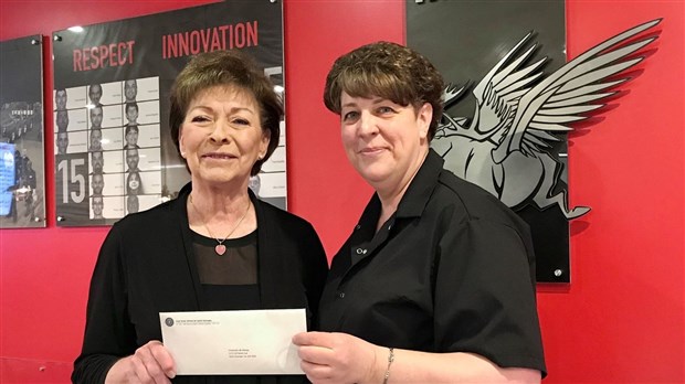 Manac remet 1 471 $ au Club Inner Wheel de Saint-Georges