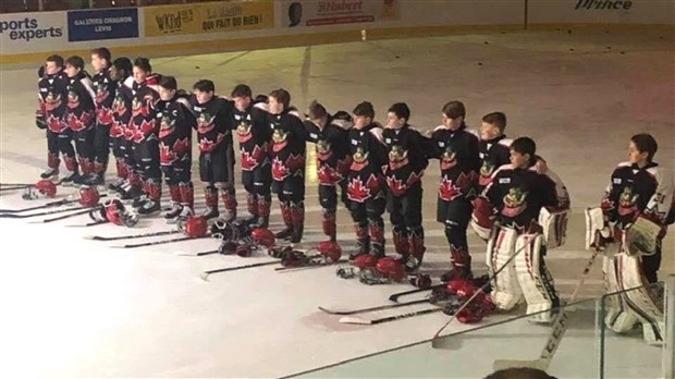 Le Pee Wee AAA-R des Élites Beauce-Appalaches en finale au tournoi International de BSR