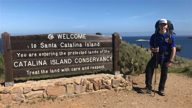 Le cadet Guillaume Fournier a marché 61 km en Californie