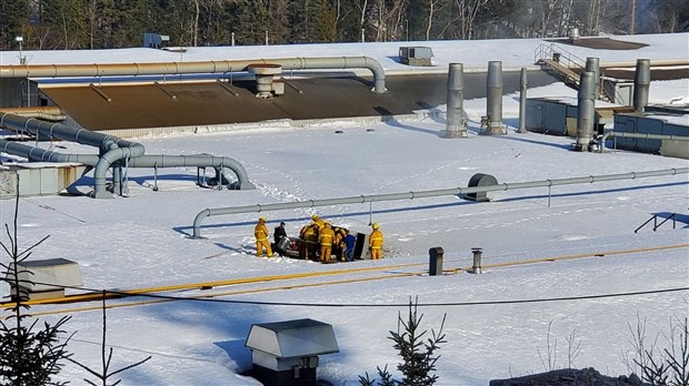Intervention des pompiers de Saint-Georges sur la 107e Rue