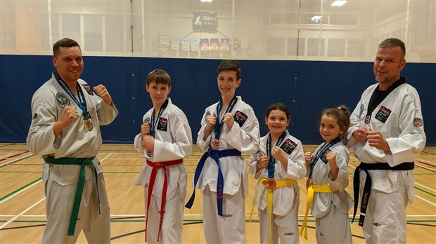 Les élèves du Club de taekwondo de Sainte-Marie font bonne figure