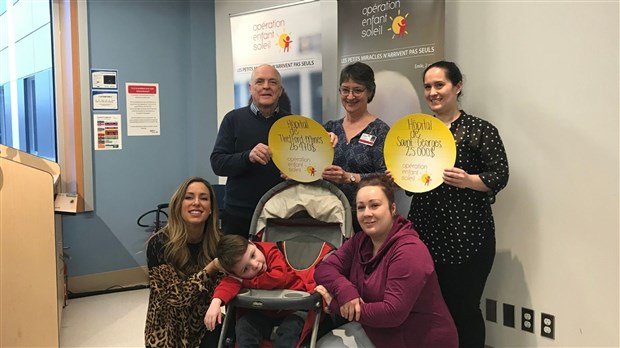 Opération Enfant Soleil remet 25 000$ à l'Hôpital de St-Georges