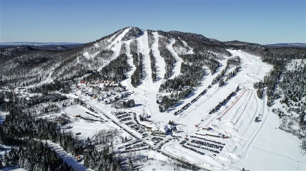 Fin de la saison à la station de ski du Mont-Orignal