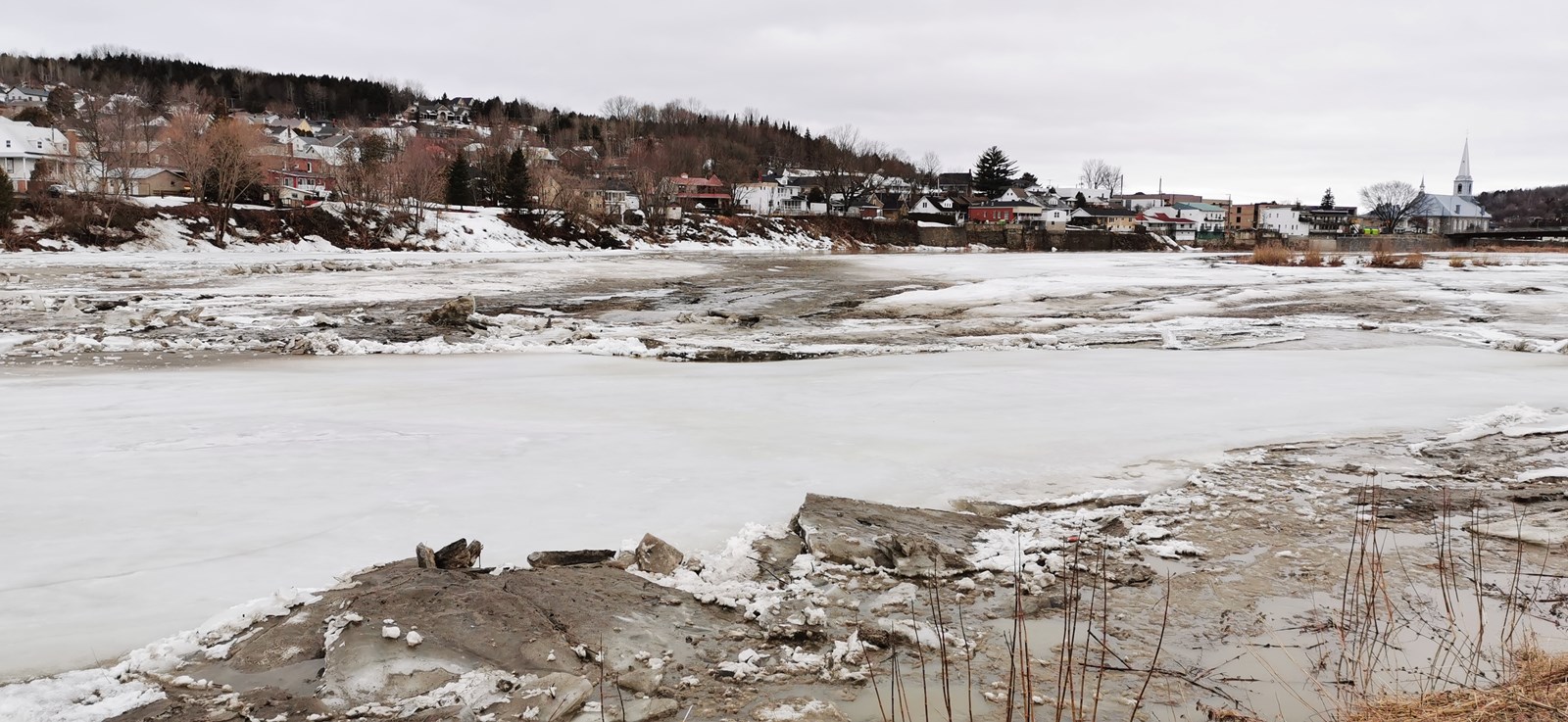 Beauceville la rivière Chaudière est stable pour l'instant