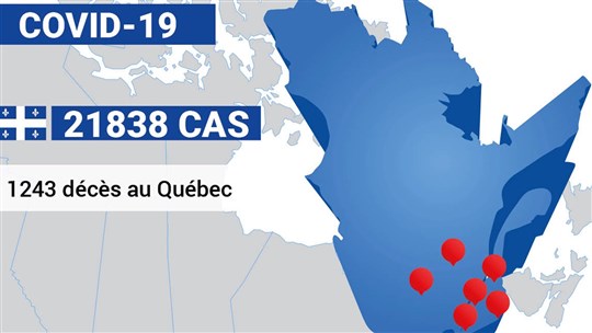 Le Québec franchit le cap des 1200 décès 