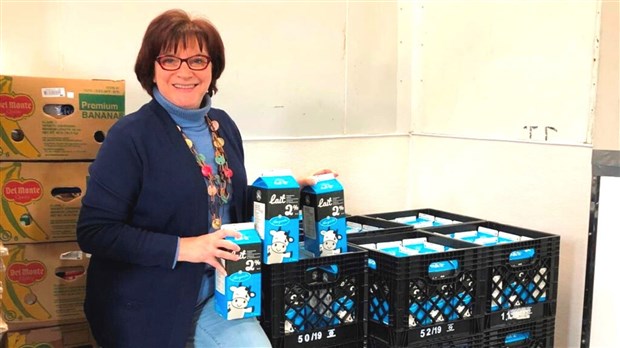 Lait: 10 000 $ aux banques alimentaires de la région