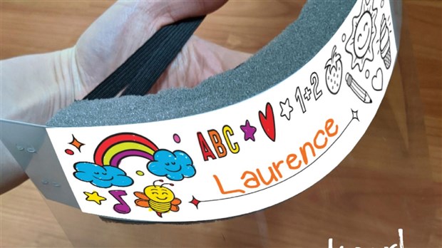 Une visière de protection pour les enfants