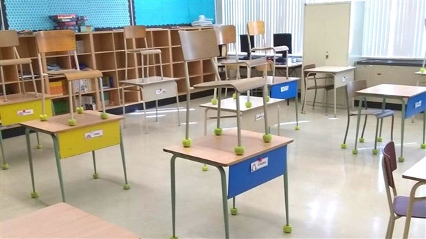 73,5 % des élèves du préscolaire et du primaire retournent en classe lundi