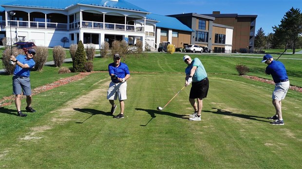 Les golfeurs sont au paradis!
