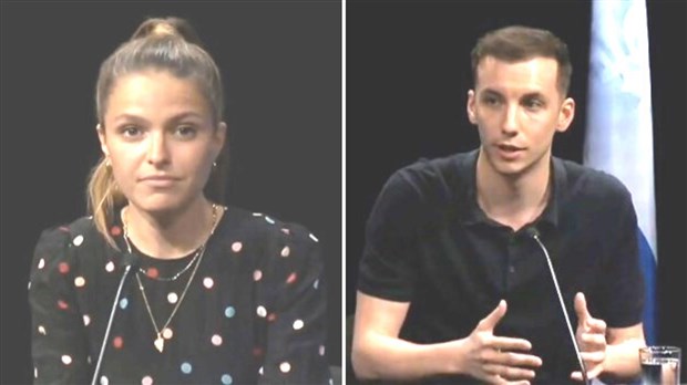 COVID-19: Sarah-Jeanne Labrosse et Pier-Luc Funk s'adressent aux jeunes