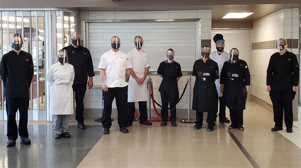 Des centaines de repas offerts à Moisson Beauce par les finissants en Cuisine 