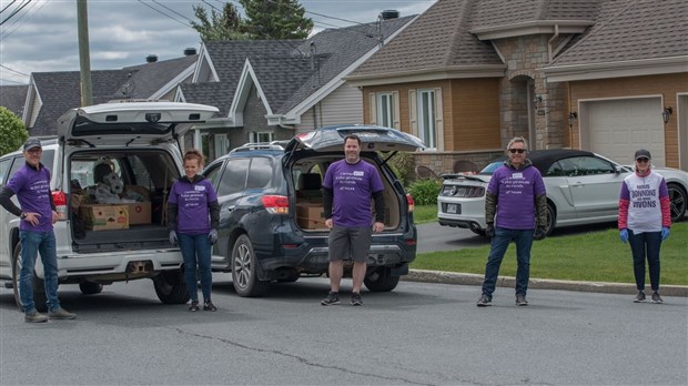 Récolte des denrées dans le secteur Ouest de Saint-Georges jusqu'à 17h